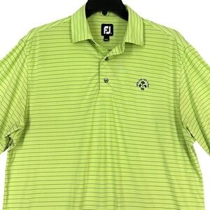 FootJoy Performance Golf Polo Shirt Mens M‎ Green Spring Island Country Club
